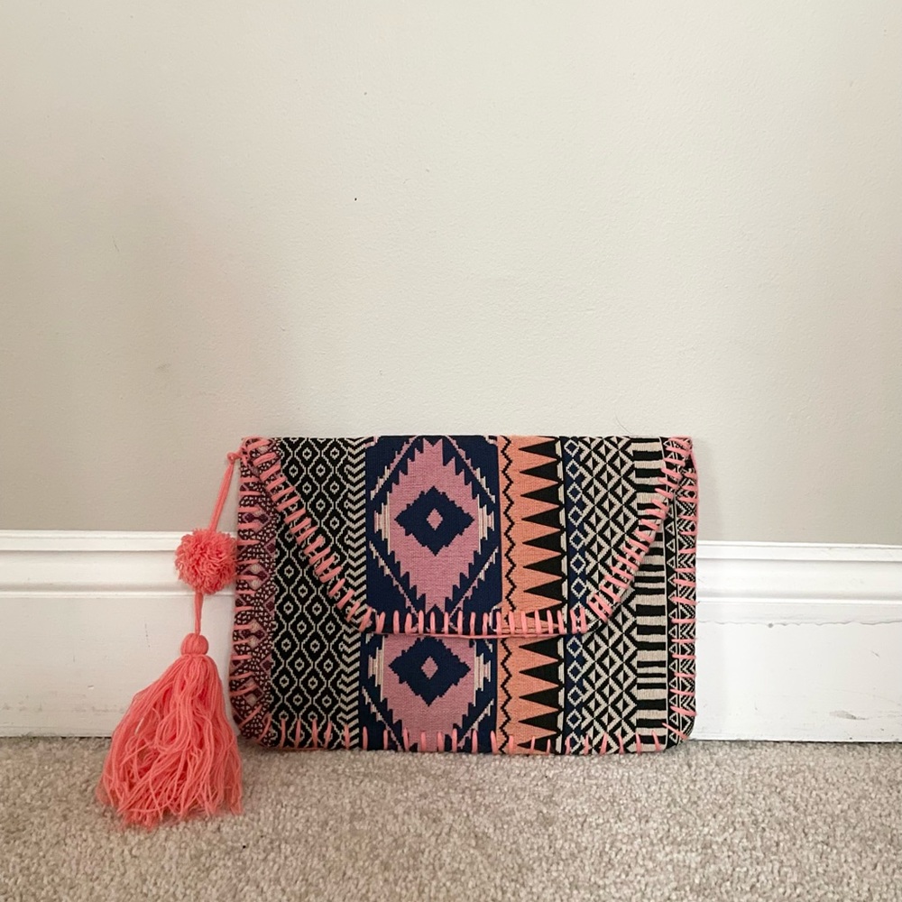 Aztec Envelope Clutch